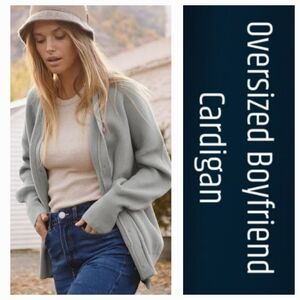Oversized Boyfriend Cardigan